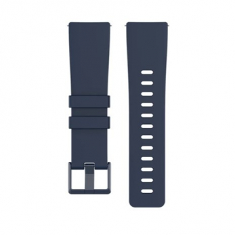 Fitbit Versa2, Versa, Versa Lite Silicone TPU Replacement Wristband Smart Watch Waterproof Strap Compatible for FitBit Smart Band Watch &ndash; Dark Blue | iCare