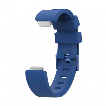 Fitbit Inspire HR Silicone TPU Replacement Wristband Smart Watch Waterproof Strap Compatible for FitBit Smart Band Watch &ndash; Dark Blue | iCare
