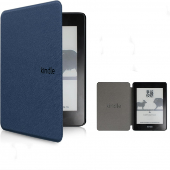 Amazon Kindle Paperwhite (SY69JL, 8th Gen 2016 Release) PU Leather Smart Flip Case (6 Inch) &ndash; Blue | iCare