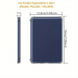 Amazon Kindle (11th Generation, 2021 Release, Model M2L3EK) Shockproof Transparent Soft Silicone TPU Back Cover &ndash; 6.8 inch | iCare