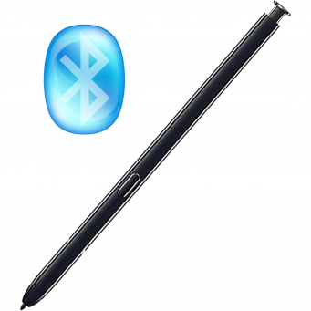 Samsung Galaxy Note 10 / Note 10+ | 0.7mm Fine Tip, 4096 Pressure Levels, Air Actions, Precision Touch Stylus Pen (Black) | iCare