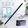 Samsung Galaxy Note 10 / Note 10+ | 0.7mm Fine Tip, 4096 Pressure Levels, Air Actions, Precision Touch Stylus Pen (Black) | iCare