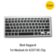 MacBook Air 13 M1 A2337 (2020) / A2179 (2019) / A1932 (2018) Keyboard Keyguard | MacBook M1 A2337/A1279 TPU Ultra Thin Keyboard Cover Skin with Touch ID &amp; Retina Display Protective Skin &ndash; Dark Green | iCare