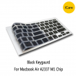 MacBook Air 13 M1 A2337 (2020) / A2179 (2019) / A1932 (2018) Keyboard Keyguard | MacBook M1 A2337/A1279 TPU Ultra Thin Keyboard Cover Skin with Touch ID &amp; Retina Display Protective Skin &ndash; Dark Green | iCare