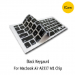 MacBook Air 13 M1 A2337 (2020) / A2179 (2019) / A1932 (2018) Keyboard Keyguard | MacBook M1 A2337/A1279 TPU Ultra Thin Keyboard Cover Skin with Touch ID &amp; Retina Display Protective Skin &ndash; Dark Green | iCare