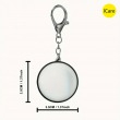 Apple Watch Series 1-10, SE &amp; Ultra Magnetic Wireless Charger with Keychain | Dual USB-C &amp; Lightning Connector | iCare