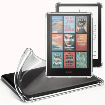 Amazon Kindle Paperwhite 12th Generation 2024 (Model SA569P) 7 Inch Transparent Soft Silicone Protective TPU Cover | iCare