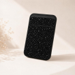 Glitter Magsafe Wallet Case | iCare Magnetic Glitter Wallet for iPhone &ndash; Sparkly Card Holder with Magnetic Closure, Slim PU Leather Wallet Purse, Stylish Glitter Design, Secure Credit Card and Cash Organizer for Women &amp; Girls &ndash; Black | Amlee