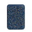 Glitter Magsafe Wallet Case | iCare Magnetic Glitter Wallet for iPhone &ndash; Sparkly Card Holder with Magnetic Closure, Slim PU Leather Wallet Purse, Stylish Glitter Design, Secure Credit Card and Cash Organizer for Women &amp; Girls &ndash; Blue | Amlee