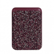 Glitter Magsafe Wallet Case | iCare Magnetic Glitter Wallet for iPhone &ndash; Sparkly Card Holder with Magnetic Closure, Slim PU Leather Wallet Purse, Stylish Glitter Design, Secure Credit Card and Cash Organizer for Women &amp; Girls &ndash; Purple | Amlee