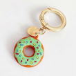 AirTag Silicone Donut Case Cute Protective Cover for Apple AirTag, Soft Anti-Scratch Holder with Keychain, Lightweight &amp; Durable Air Tag Accessories for Pets, Keys, Bags &amp; Luggage &ndash; Dark Green | iCare