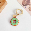 AirTag Silicone Donut Case Cute Protective Cover for Apple AirTag, Soft Anti-Scratch Holder with Keychain, Lightweight &amp; Durable Air Tag Accessories for Pets, Keys, Bags &amp; Luggage &ndash; Dark Green | iCare