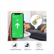 AirTag Silicone Donut Case Cute Protective Cover for Apple AirTag, Soft Anti-Scratch Holder with Keychain, Lightweight &amp; Durable Air Tag Accessories for Pets, Keys, Bags &amp; Luggage &ndash; Dark Green | iCare