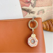 AirTag Silicone Donut Case Cute Protective Cover for Apple AirTag, Soft Anti-Scratch Holder with Keychain, Lightweight &amp; Durable Air Tag Accessories for Pets, Keys, Bags &amp; Luggage &ndash; Beige | iCare