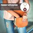 AirTag Silicone Donut Case Cute Protective Cover for Apple AirTag, Soft Anti-Scratch Holder with Keychain, Lightweight &amp; Durable Air Tag Accessories for Pets, Keys, Bags &amp; Luggage &ndash; Brown | iCare