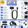 Google Fit Air Charging Cable Type C Charging Magnetic Charger Dock | Durable Portable PD-C Cable | Safe &amp; Stable Charging Replacement Charger &ndash; Black | iCare