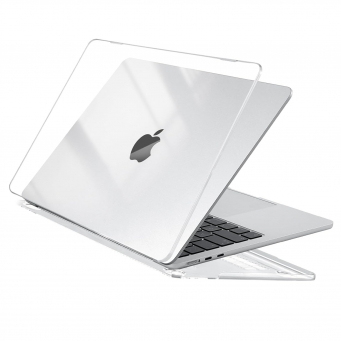 MacBook Air 13.6 Inch Compatible For A3113, A3240, A2681 Clear Protective Laptop Cover | Scratch Resistant Transparent Crystal Hard Shell Case &ndash; M5 2026 A3449 | iCare