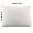 MacBook Air 13.6 Inch Compatible For M5 2026 A3449 Clear Protective Laptop Cover | Scratch Resistant Transparent Crystal Hard Shell Case &ndash; M5 2026 A3449 | iCare