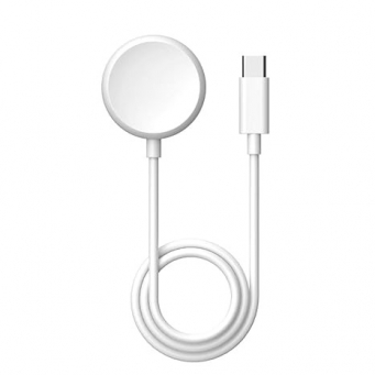 Google Pixel Watch Type C Charger Adapter, Smartwatch Dock Cable, Magnetic Charging Cable For Google Pixel Watch Charger Black 100CM (White) | iCare
