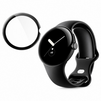 Google Pixel Watch 3D Curved Soft Edge Screen Protector Film| Full Coverage HD Clear Smartwatch Screen Guard | Bubble-Free Easy Application| iCare