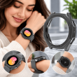 Samsung Galaxy Watch5 40mm Hard PC Chrome Protective Case, Electroplated Lightweight Smartwatch Bumper Cover, Scratch-Resistant Protective Shell with Precise Button Cutouts, iCare