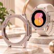 Samsung Galaxy Watch5 40mm Hard PC Chrome Protective Case, Electroplated Lightweight Smartwatch Bumper Cover, Scratch-Resistant Protective Shell with Precise Button Cutouts, iCare