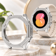 Samsung Galaxy Watch5 40mm Hard PC Chrome Protective Case, Electroplated Lightweight Smartwatch Bumper Cover, Scratch-Resistant Protective Shell with Precise Button Cutouts, iCare