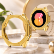 Samsung Galaxy Watch5 40mm Hard PC Chrome Protective Case, Electroplated Lightweight Smartwatch Bumper Cover, Scratch-Resistant Protective Shell with Precise Button Cutouts, iCare