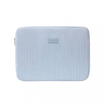 MacBook, Ultrabooks, Notebooks &amp; 14 Inch Laptops Corduroy Sleeve Protective Travel Laptop Bag &ndash; Light Blue | iCare