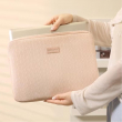 MacBook, Ultrabooks, Notebooks &amp; 14 Inch Laptops Corduroy Sleeve Protective Travel Laptop Bag &ndash; Pink | iCare