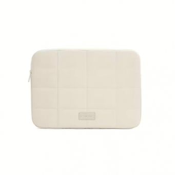 MacBook, Ultrabooks, Tablets &amp; 14 Inch Laptops Matte Puffy Sleeve Waterproof &amp; Dust-Resistant Shockproof Cover &ndash; Beige | iCare