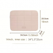 MacBook, Ultrabooks, Tablets &amp; 14 Inch Laptops Matte Puffy Sleeve Waterproof &amp; Dust-Resistant Shockproof Cover &ndash; Beige | iCare