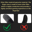 Universal Esports Gaming Gloves for Men &amp; Women | Ultra-Thin Breathable Full Hand Gloves | iCare