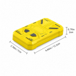 Iron Man Mobile Stand &amp; Holder | Foldable Adjustable Metal Phone Stand &ndash; yellow | iCare