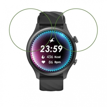 Round Watch Screen Protector Tempered Glass Compatible with 29mm, 30mm, 31mm, 31.5mm &amp; 32mm Smartwatches | iCare