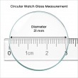 31mm Round Smartwatch Screen Protector Tempered Glass- Pack Of 2| HD Clear 9H Scratch-Resistant Screen Guard, Bubble-Free Installation, Anti-Fingerprint Coating