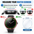 35.5 mm Universal Round Smartwatch Screen Protector Pack of 2 | 9H Tempered Glass for 33mm, 34mm, 35mm, 35.5mm, 36mm &amp;amp; 36.5mm Round Watches | HD Clear, Scratch-Resistant, Anti-Fingerprint &amp; Bubble-Free Screen Guard | iCare