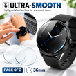 36mm Universal Round Smartwatch Screen Protector Pack of 2 | 9H Tempered Glass for 33mm, 34mm, 35mm, 35.5mm, 36mm &amp;amp; 36.5mm Round Watches | HD Clear, Scratch-Resistant, Anti-Fingerprint &amp;amp; Bubble-Free Screen Guard | iCare