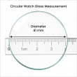 Round Watch Screen Protector Pack of 2 | Ultra Smooth Touch Tempered Glass &ndash; 41mm | iCare