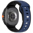 Samsung Watch8 Strap 2 Color | Samsung Galaxy Watch 8/8 Classic (40/44/46mm) Durable Two-Tone Silicone Sport Band &ndash; Blue+Black | iCare