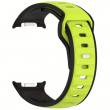 Samsung Watch8 Strap 2 Color | Samsung Galaxy Watch 8/8 Classic (40/44/46mm) Durable Two-Tone Silicone Sport Band &ndash; Neon+Black | iCare