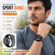 Samsung Watch8 Strap 2 Color | Samsung Galaxy Watch 8/8 Classic (40/44/46mm) Durable Two-Tone Silicone Sport Band &ndash; Grey+Black | iCare