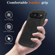 Google Pixel 9 Pro -TPU Premium Anti-Scratch Magnetic Cover Case by iCare Magnetic PU Leather Case Back Cover(Black) | iCare