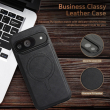 Google Pixel 9 Pro -TPU Premium Anti-Scratch Magnetic Cover Case by iCare Magnetic PU Leather Case Back Cover(Black) | iCare