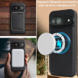 Google Pixel 9 Pro -TPU Premium Anti-Scratch Magnetic Cover Case by iCare Magnetic PU Leather Case Back Cover(Black) | iCare