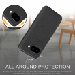 Google Pixel 9A -TPU + Polycarbonate Mag Fit Magnetic Cover Case Anti-Scratch, Anti-Fingerprint Cover(Black) | iCare