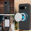 Google Pixel 9A -TPU + Polycarbonate Mag Fit Magnetic Cover Case Anti-Scratch, Anti-Fingerprint Cover(Black) | iCare