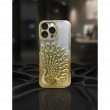 iPhone 14 Pro Max Luxury Glitter Peacock Phone Case Anti-Drop Protection Mobile Cover | iCare &ndash; Gold | Amlee