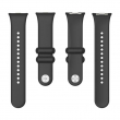 Xiaomi Redmi M8 Pro/M9 Pro Silicone Replacement Strap | Soft &amp; Adjustable Sport Wristband (Black) | iCare