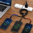 5in1 1 meter long cable | 5-in-1 Universal Charging Cable 1m | 200W Fast Charging | Type-C, Lightning &amp; Micro USB | iCare
